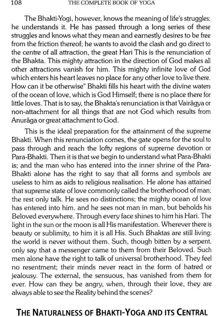 The Complete Book Of Yoga - Indya