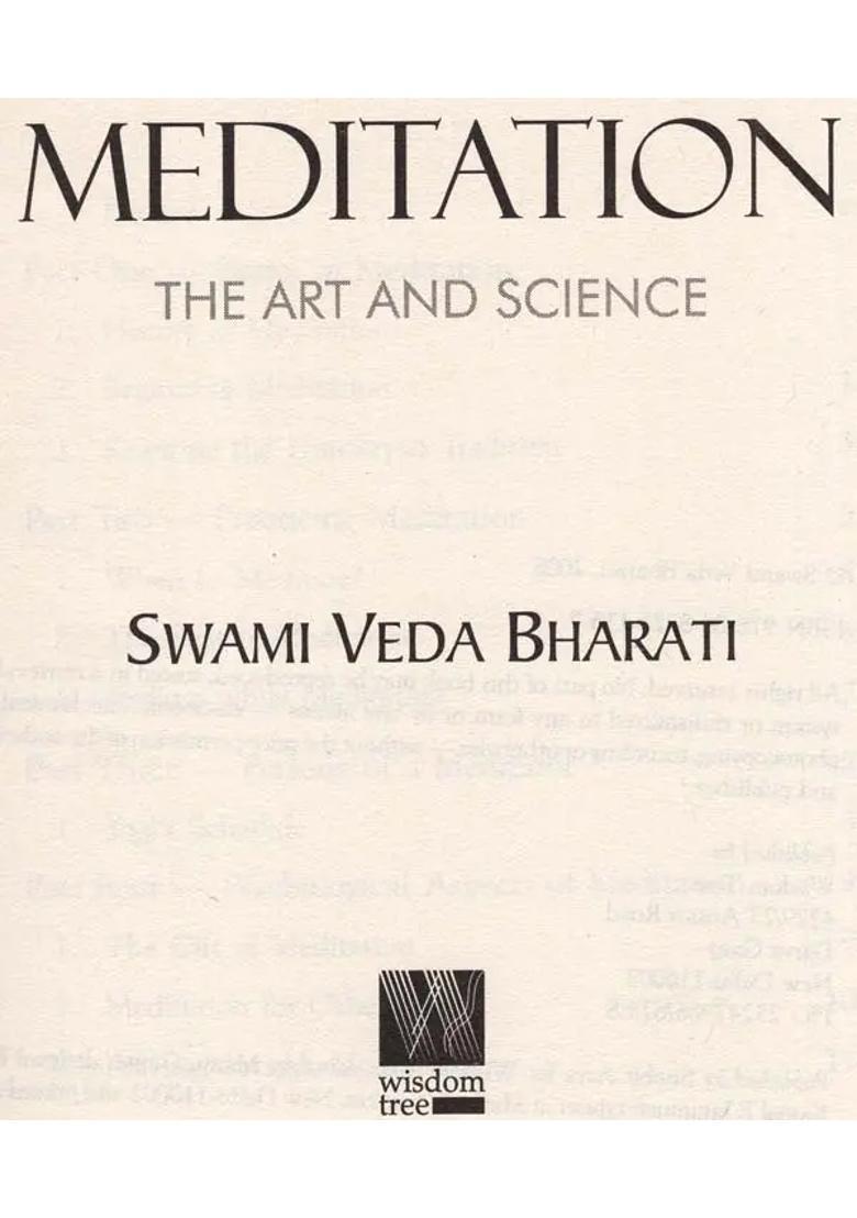 Meditation The Art And Science - Indya