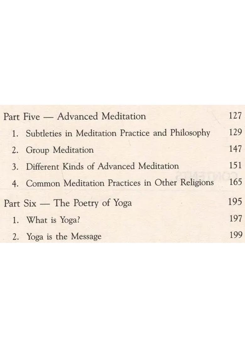 Meditation The Art And Science - Indya