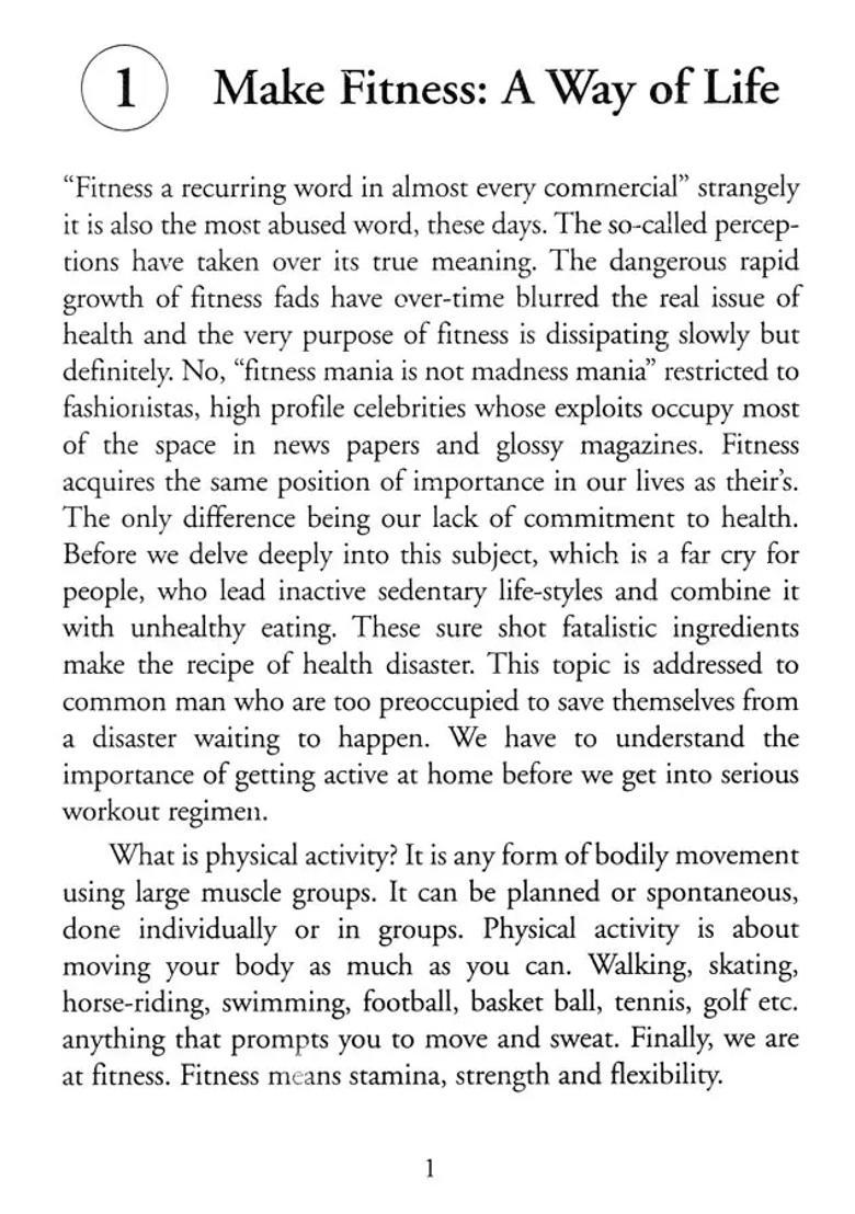 Make Fitness A Way To Life - Indya