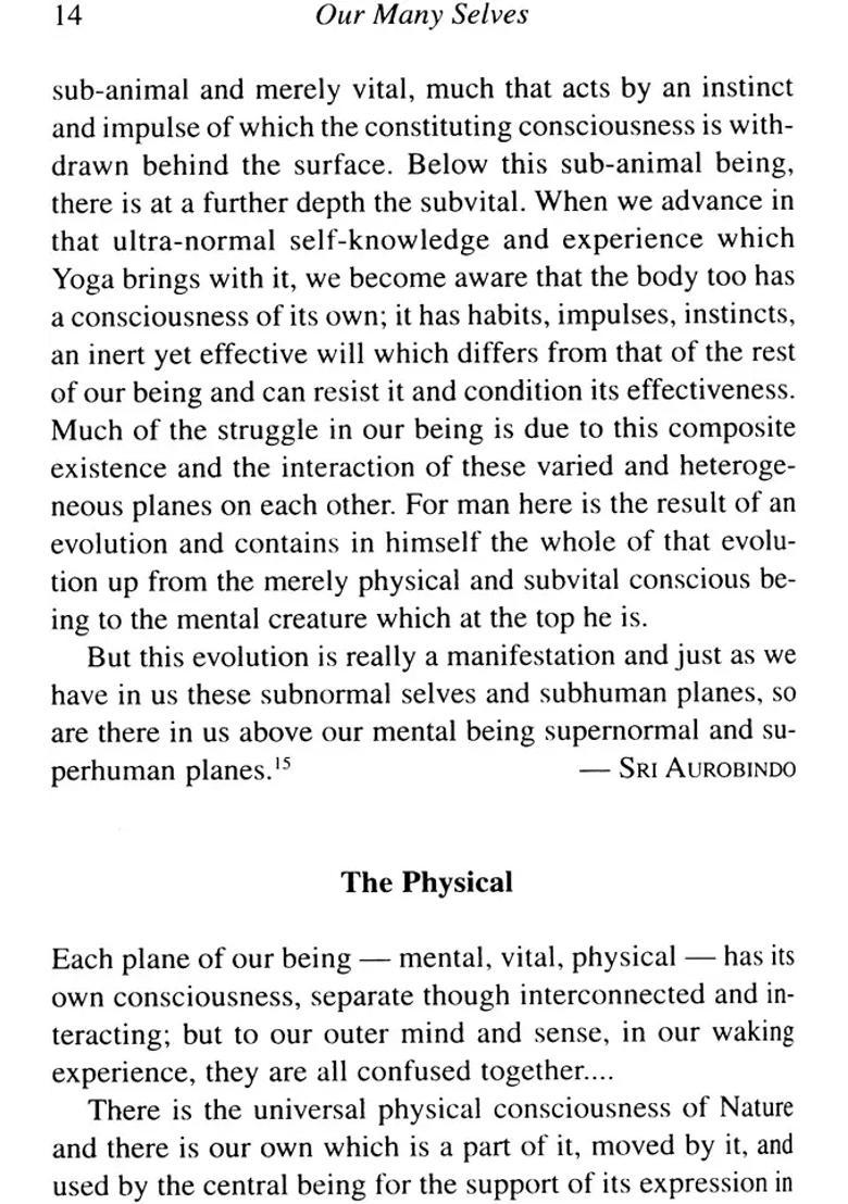 Our Many Selves Practical Yogic Psychology - Indya