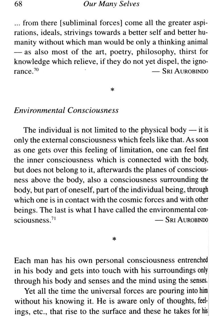 Our Many Selves Practical Yogic Psychology - Indya