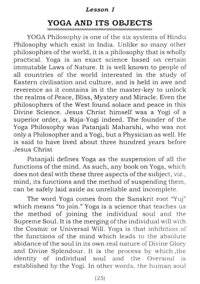 Practical Lessons In Yoga - Indya