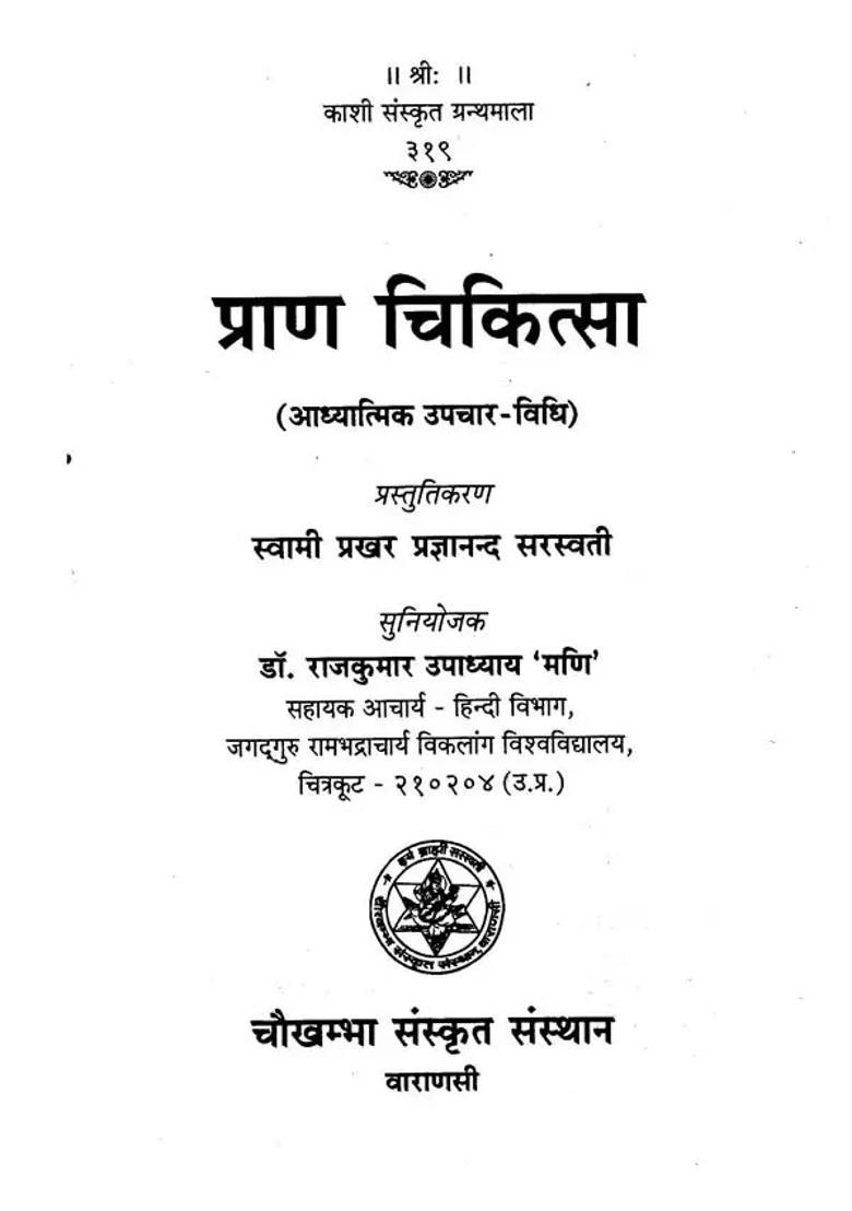 Prana Chikitsa Spiritual Healing Method - Indya