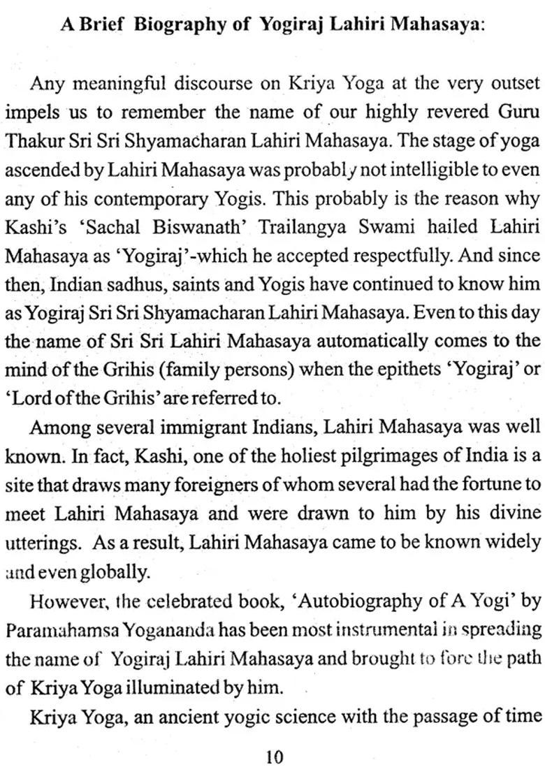 Kriya Yoga - Indya