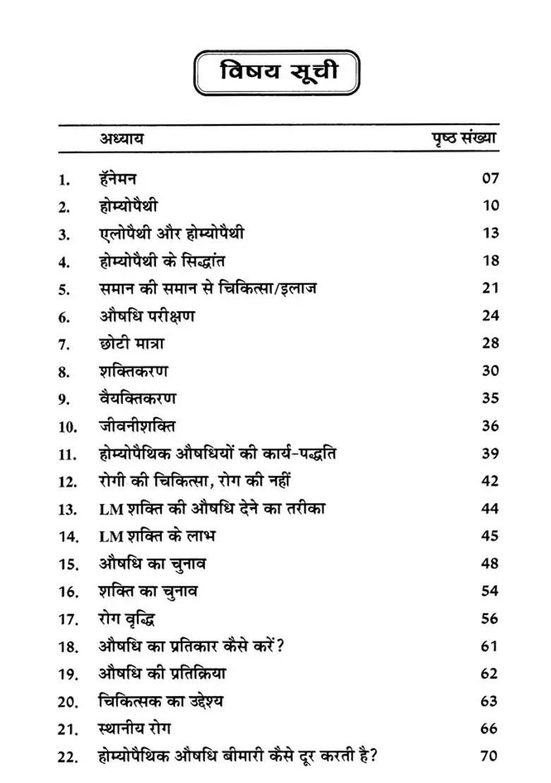 Homeopathic Basics And Principles - Indya