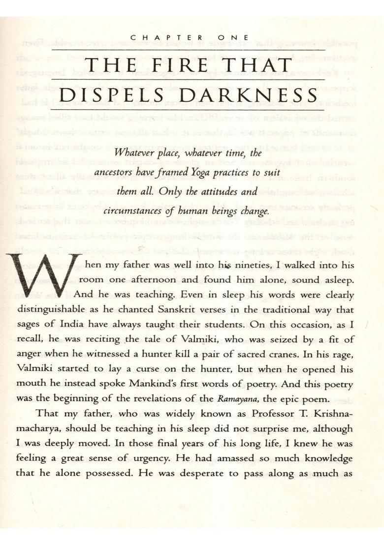 Health Healing And Beyond Yoga And The Living Tradition - Indya
