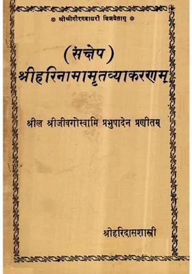 Sri Harinamamrita Vyakaranam An Old And Rare Book
