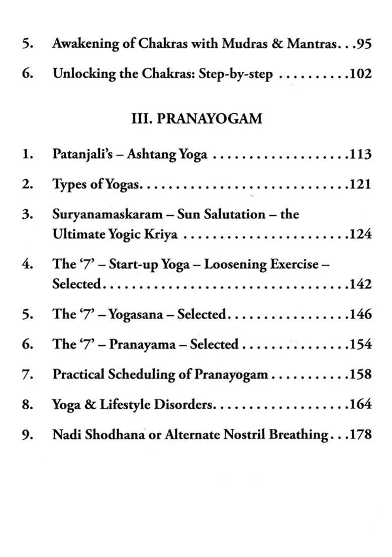 Pranoyugam The Pillars Of Life Spiritual Mental Physical Pushpanjali The Spiritual Initiation Mantra Dhayanam The Self Realization Mantra Pranayogam The Fitness Mantra - Indya
