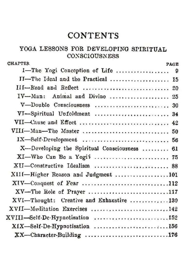 Yoga Lessons For Developing Spiritual Consciousness - Indya