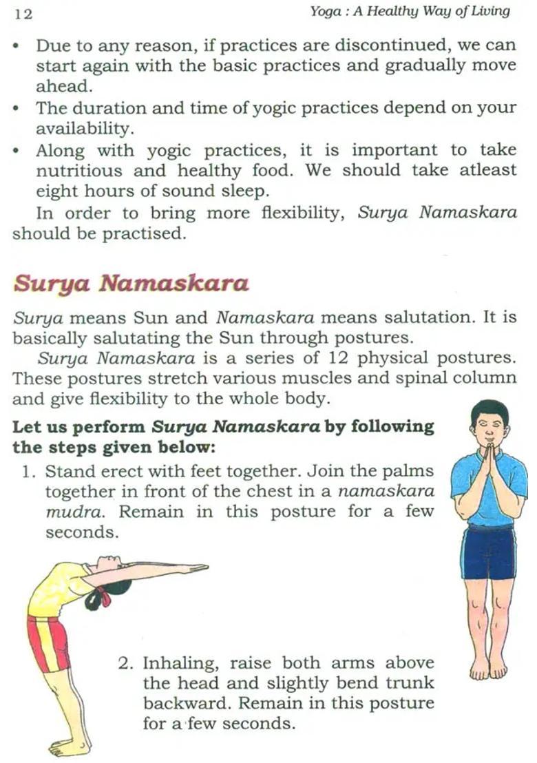 Yoga A Healthy Way Of Living Upper Primary Stage - Indya