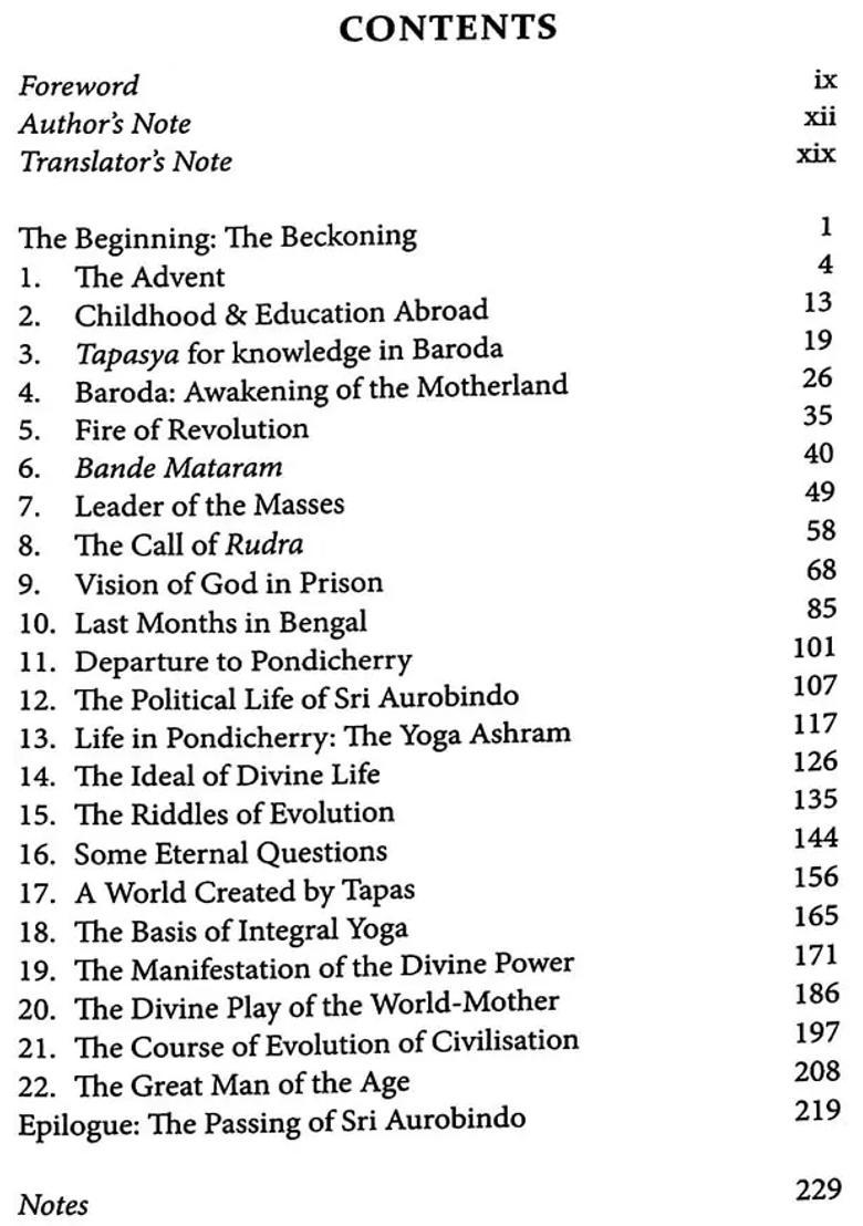 Sri Aurobindo His Life And Yoga - Indya