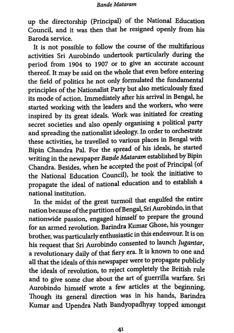 Sri Aurobindo His Life And Yoga - Indya