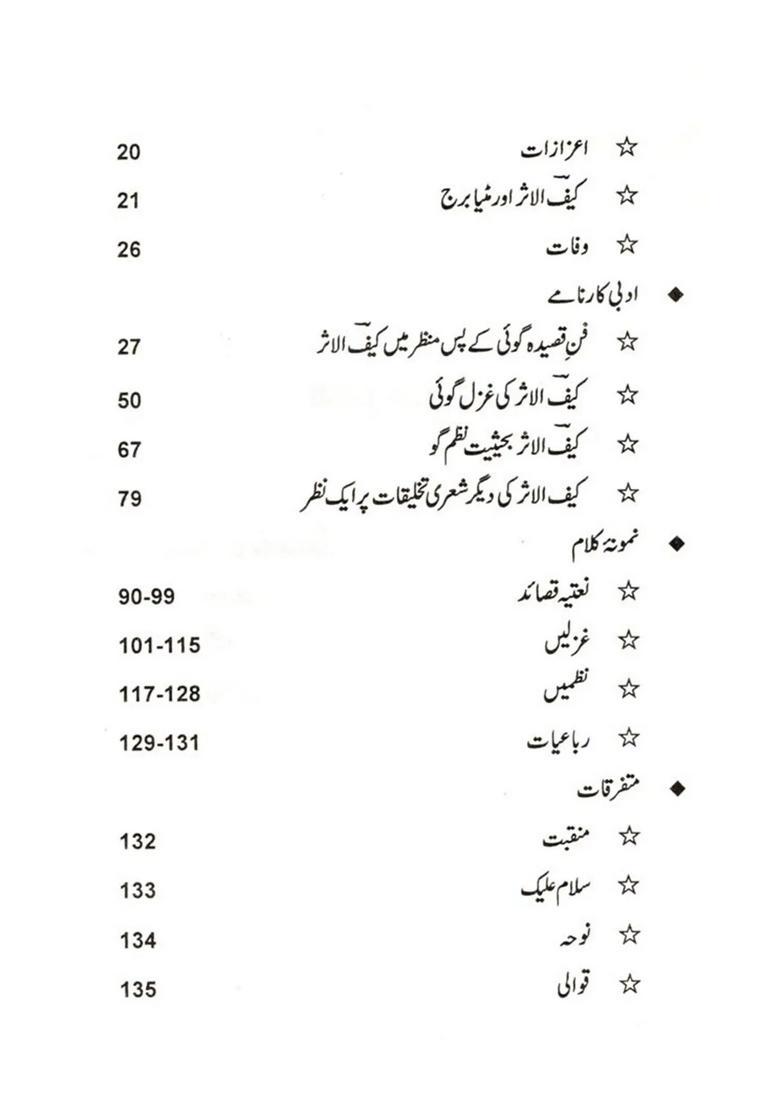 Kaifulasar Monograph In Urdu - Indya
