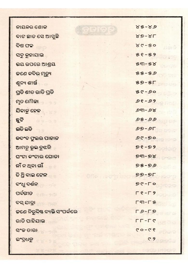 Urdhwa Udaana An Anthology Of Oriya Poems Oriya An Old And Rare Book - Indya
