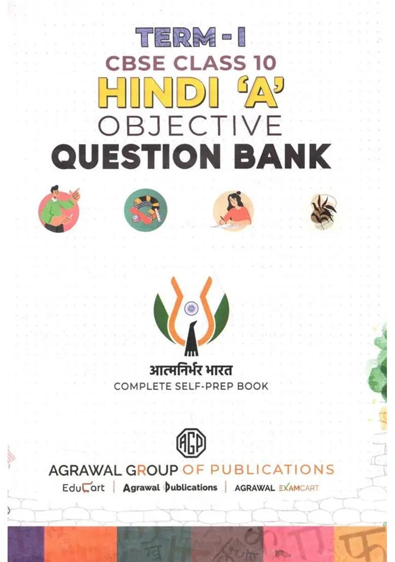 Hindi A Objective Question Bank Cbse Class Term - Indya