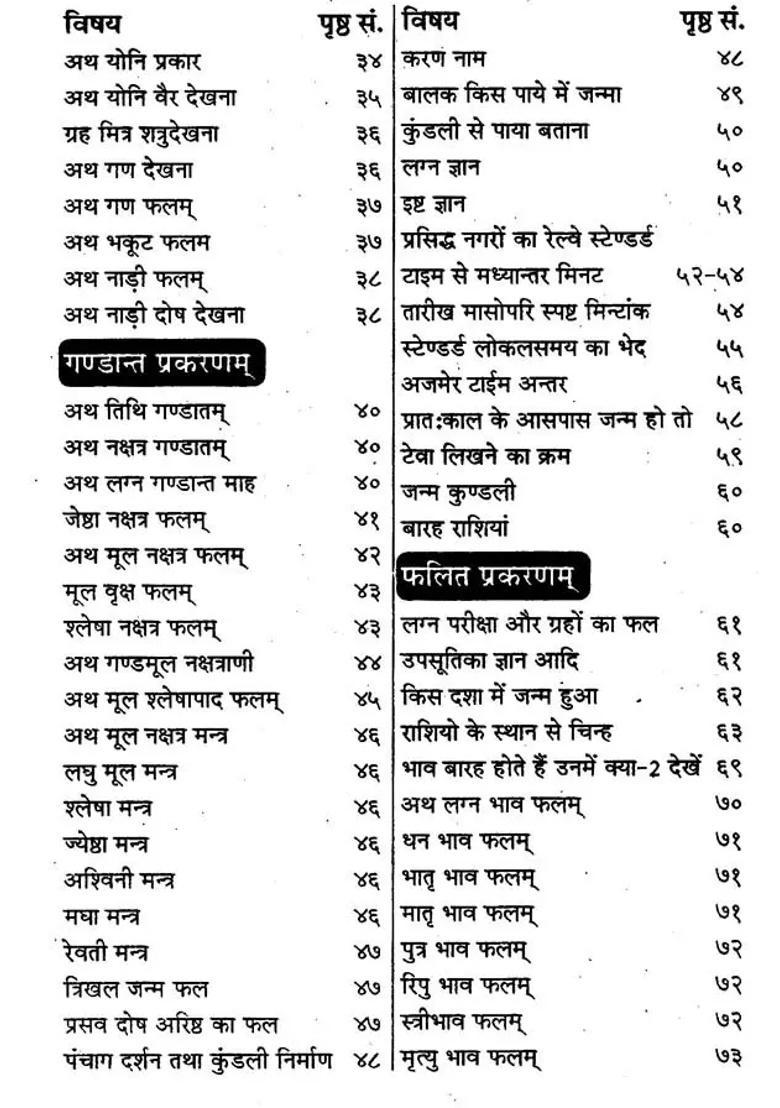 Saral Jyotish Sar - Indya