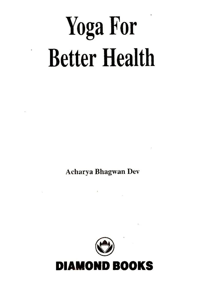 Yoga For Better Health - Indya