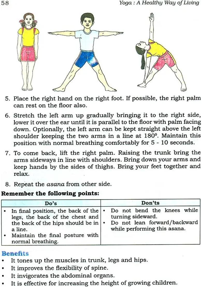 Yoga A Healthy Way Of Living Secondary Stage - Indya