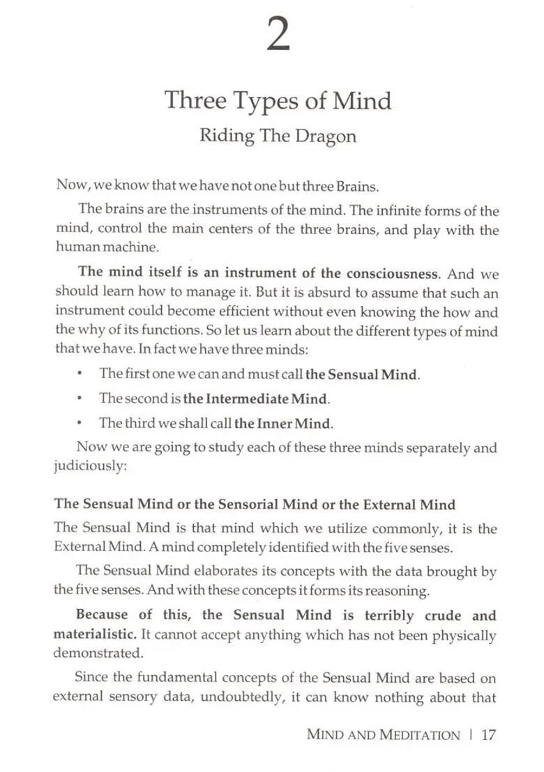 Mind And Meditation The Art And Science Of Awakening - Indya