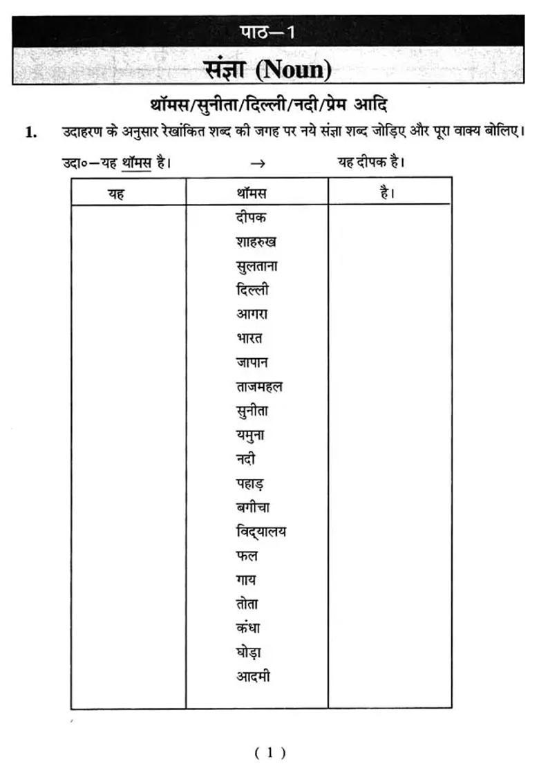 Hindi Structure Practice Manual - Indya