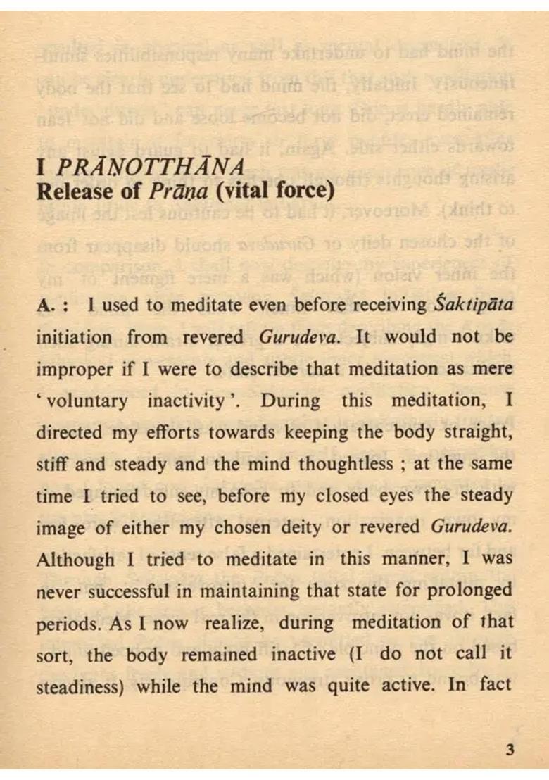 Yoga Experiences Parti An Old And Rare Book - Indya