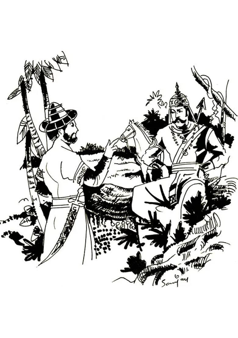 Maharana Pratap And His Horse Chetak - Indya