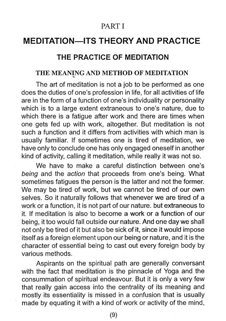 The Yoga Of Meditation - Indya