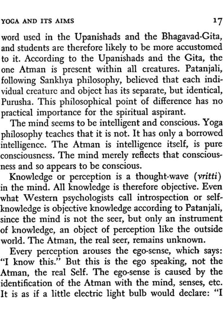 Yoga Sutras The Yoga Aphorisms Of Patanjali - Indya