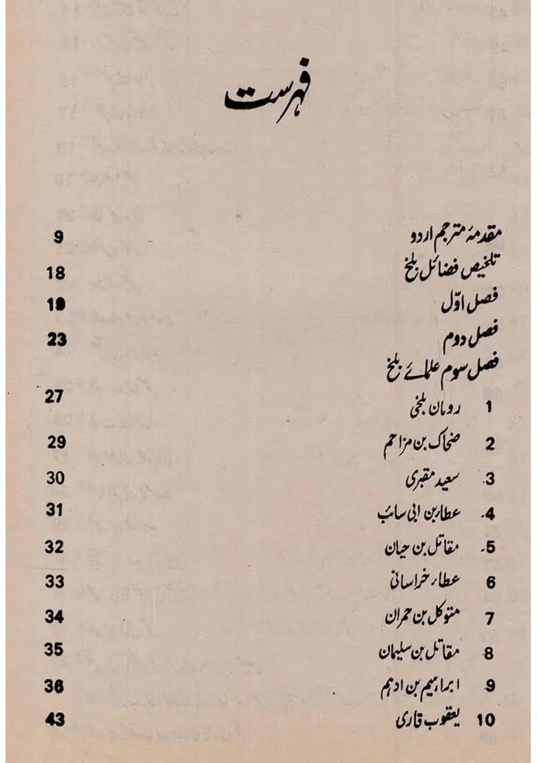 Takira Ulma E Balkh In Urdu An Old And Rare Book - Indya