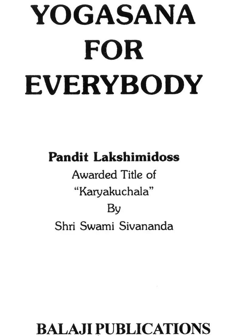 Yogasana For Everybody - Indya