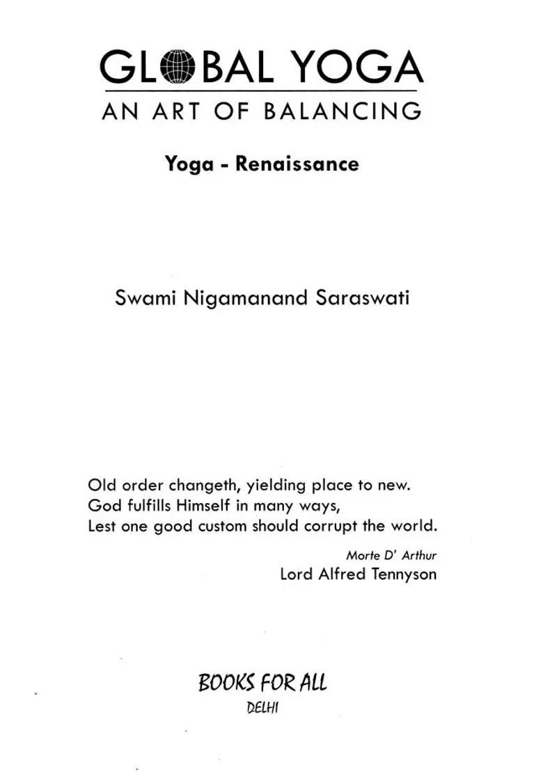 Global Yoga An Art Of Balancing A Dawn Of New Era - Indya