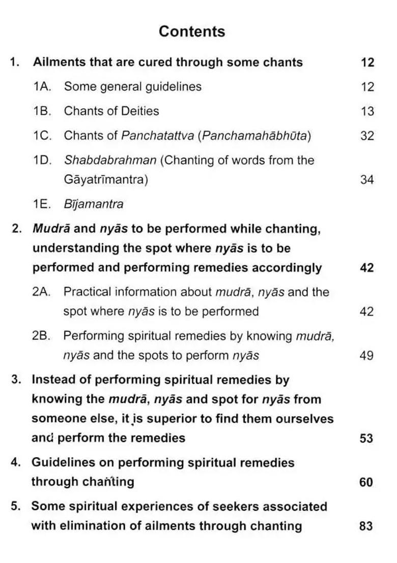 Chants For Curing Ailments Includes Mudra And Nyas Besides Guidance On Chanting Volii - Indya