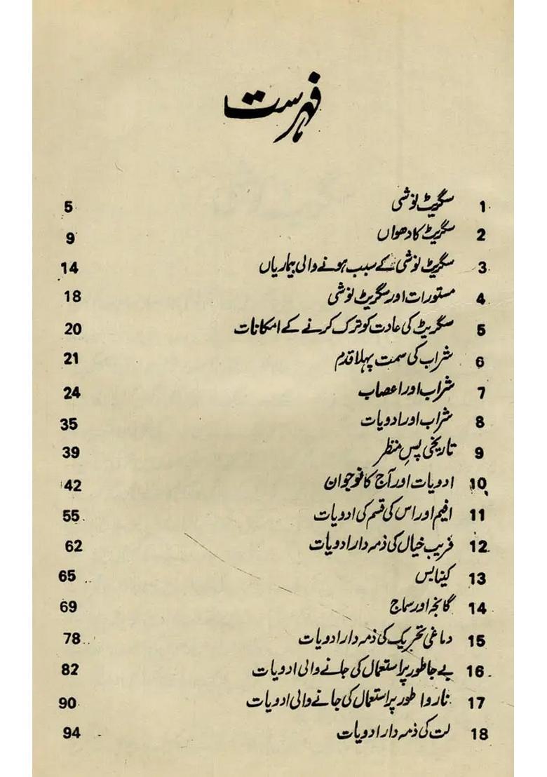 Sharab Noshi Aur Munishyat Ki Lat In Urdu An Old And Rare Book - Indya