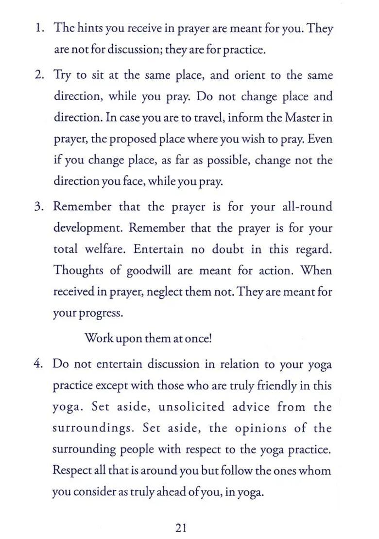 Master Cvv Yoga And Aphorisms To Disciples - Indya