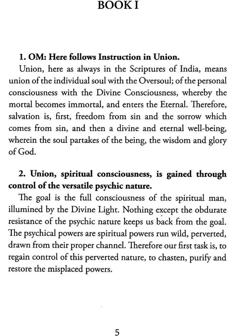 The Yoga Sutras Of Patanjali The Book Of The Spiritual Man - Indya