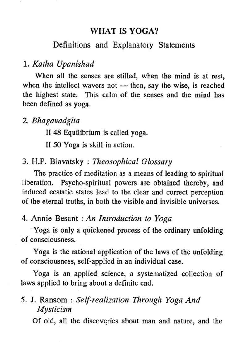 The Flower Of Yoga Introductory Notes For The Study Of The Yoga Sutras Of Patanjali - Indya