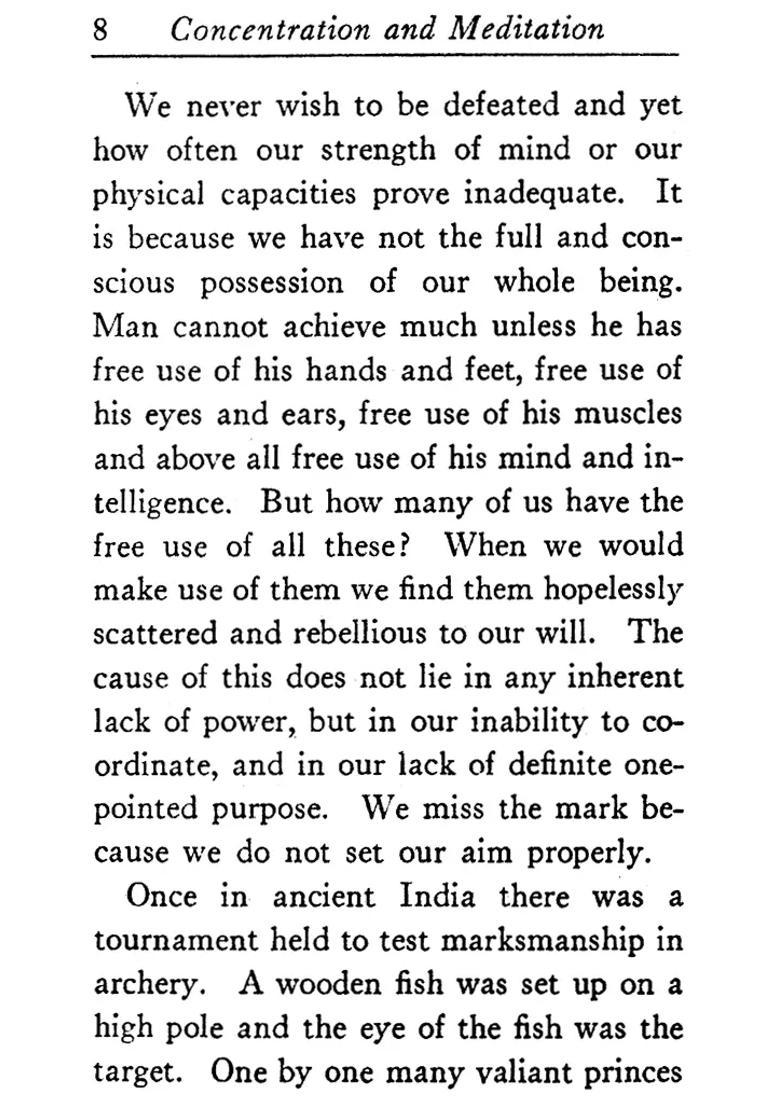 Concentration And Meditation - Indya