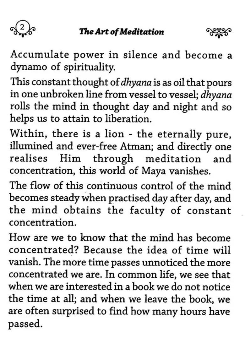 The Art Of Meditation - Indya
