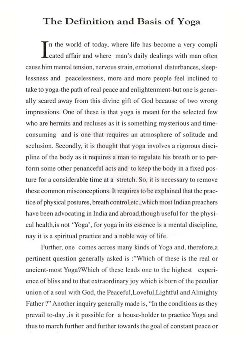 A Hand Book Of Godly Raja Yoga - Indya