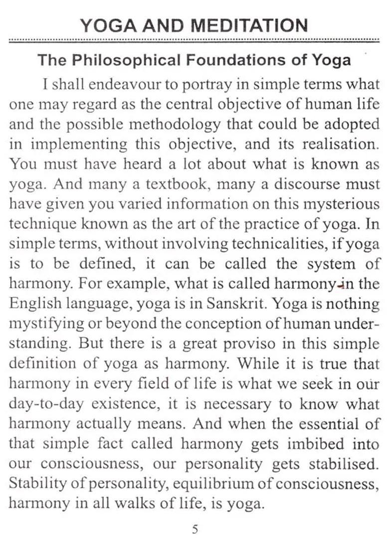 Yoga Meditation And Japa Sadhana - Indya