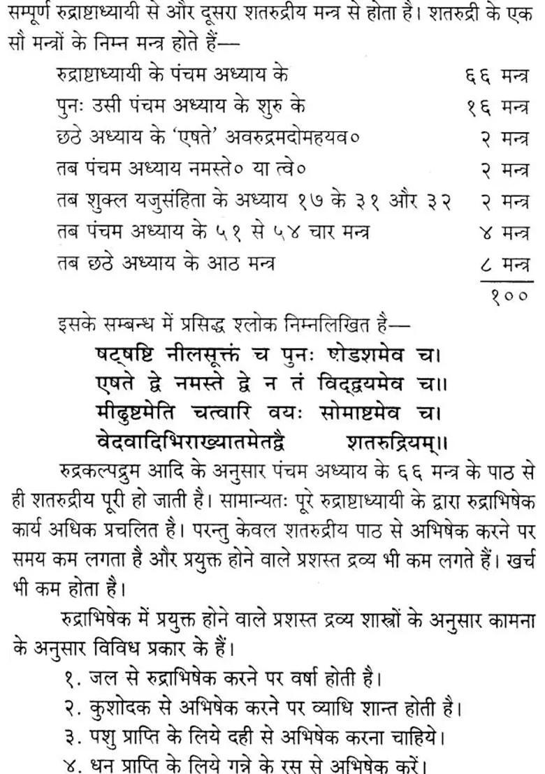 Shata Rudriya With Rudra Abhishek And Prayog - Indya