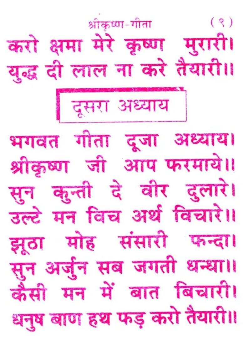 Krishna Geeta Geeta Saar - Indya