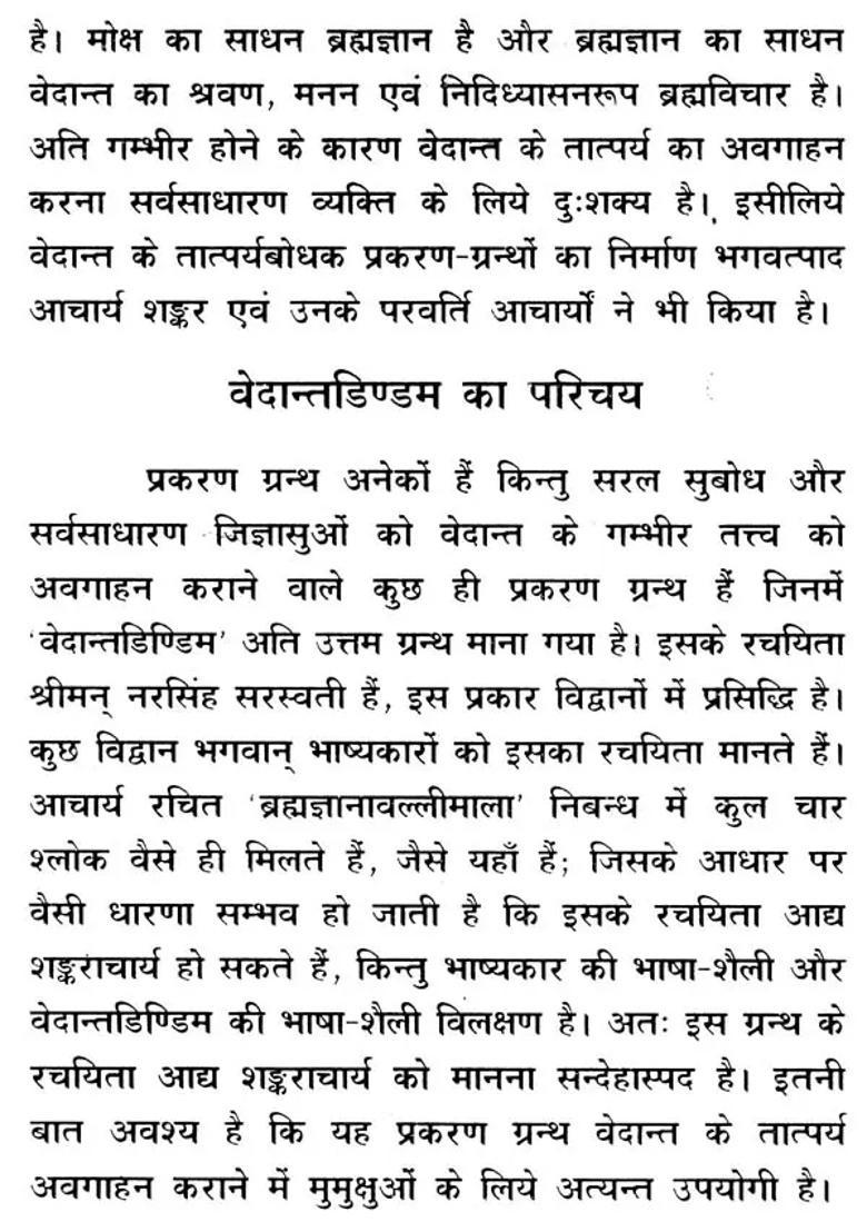 Vedanta Dindima - Indya