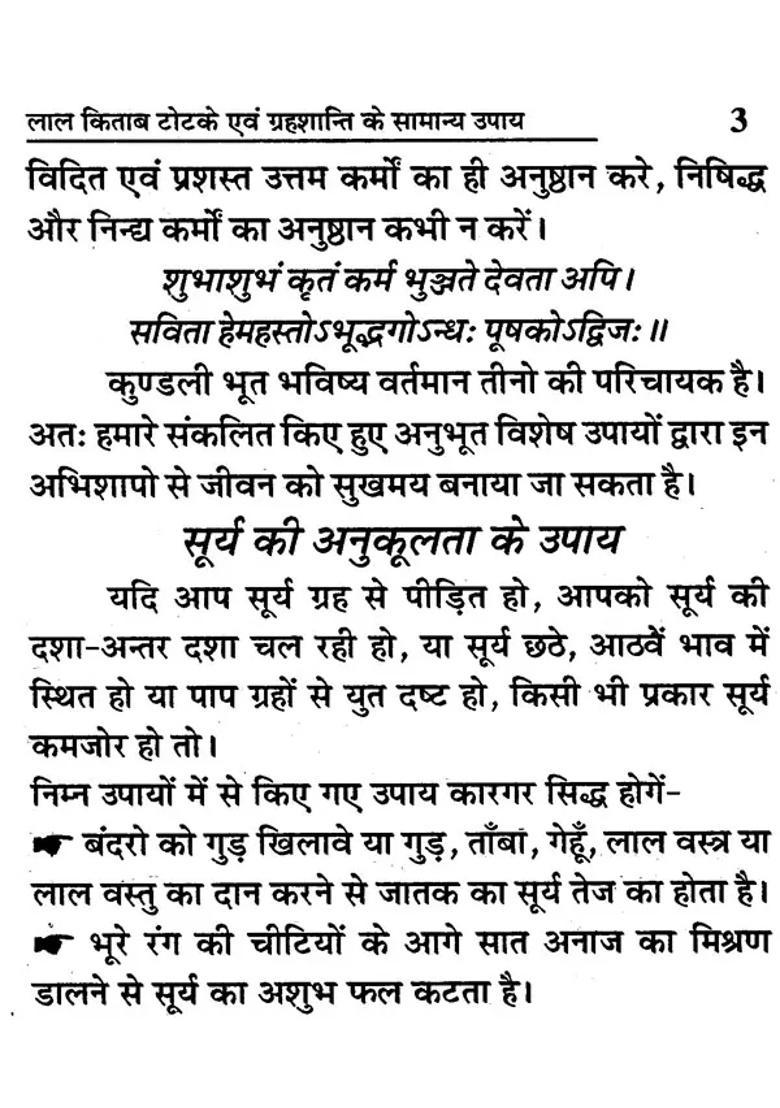 Lal Kitab Totke And General Remedies For Planetary Peace - Indya