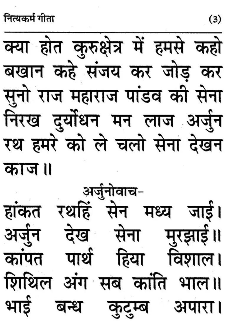 Nitya Karma Gita Brief Knowledge Of Shrimadbhagwadgita Worth Reciting Daily Including Ardaas And Aarti - Indya