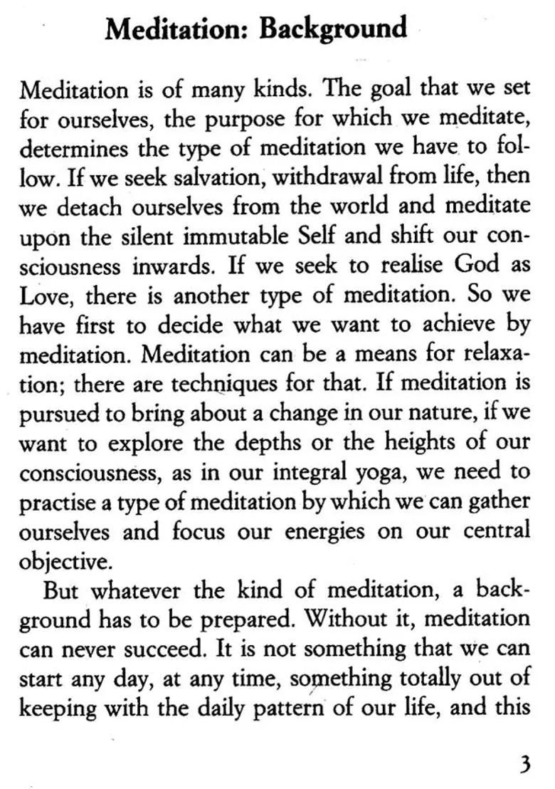 Meditation Background And Process - Indya