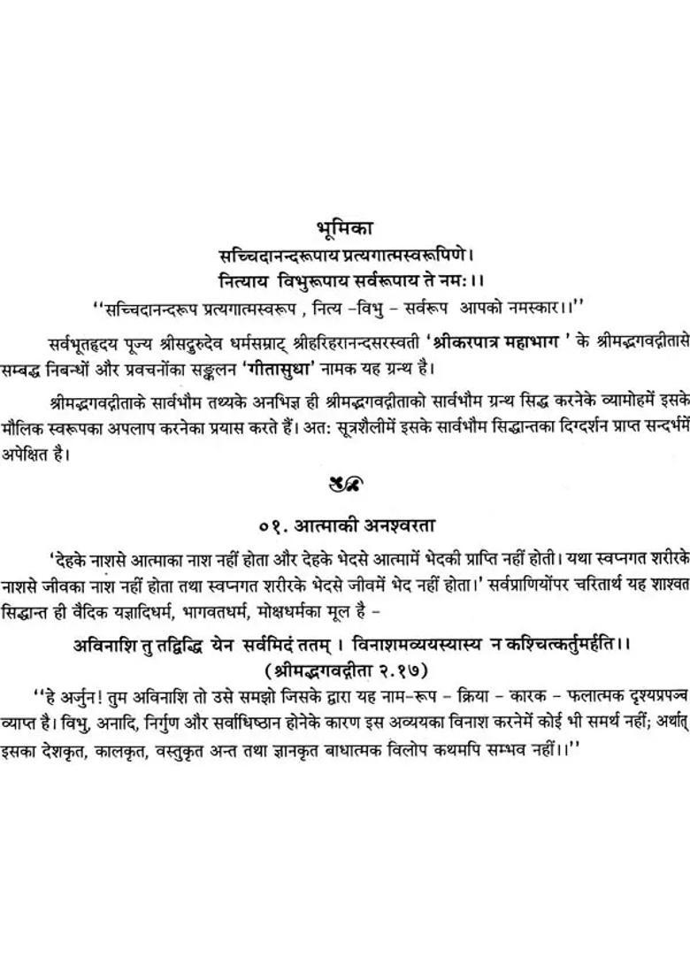 Gita Sudha Lectures On Gita By Karpatri Ji - Indya