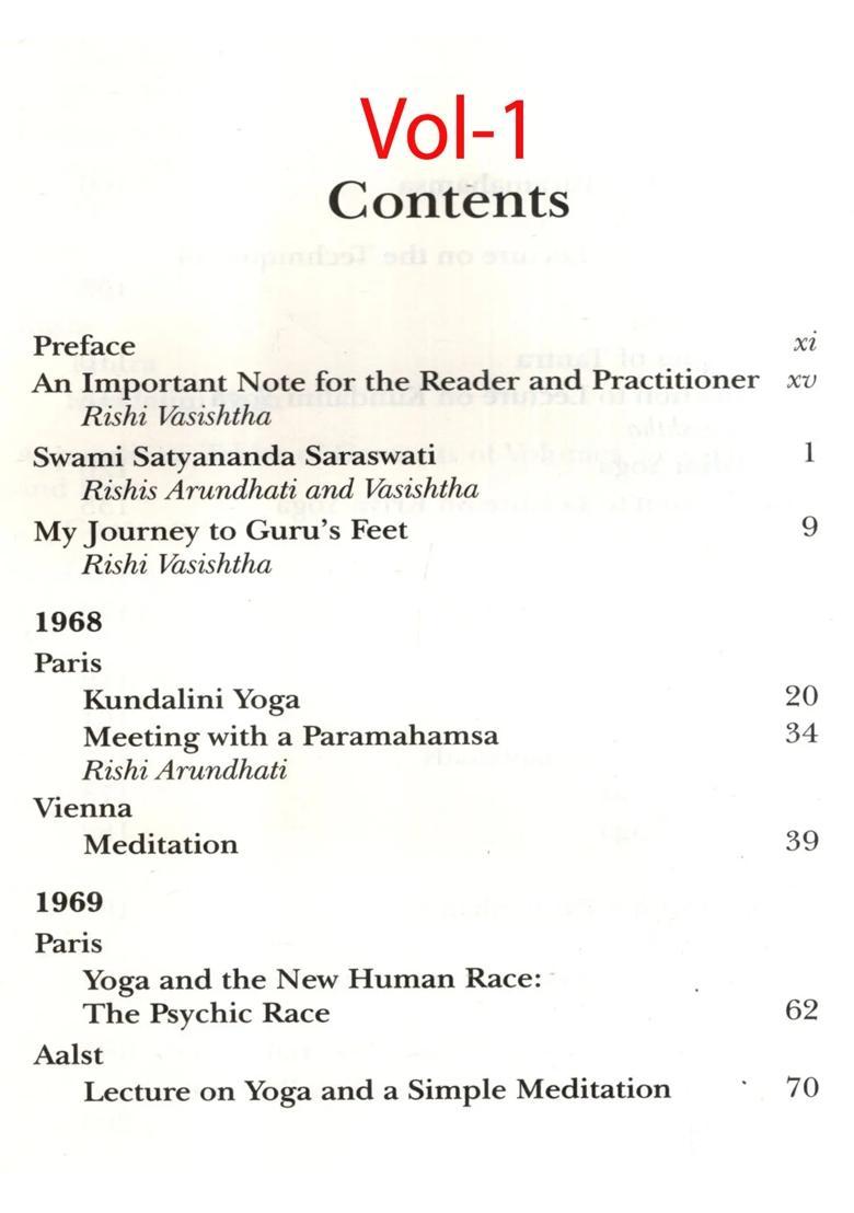 Satyananda Yoga In Europe Progressive Insights Into Bihar Yoga Set Of Volumes - Indya