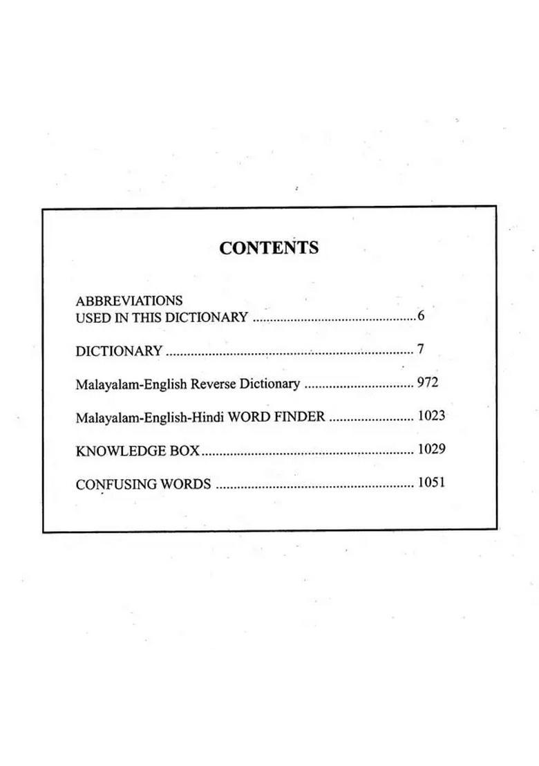 Aarshasris English English Malayalam Hindi Dictionary New Edition Easy To Pick - Indya